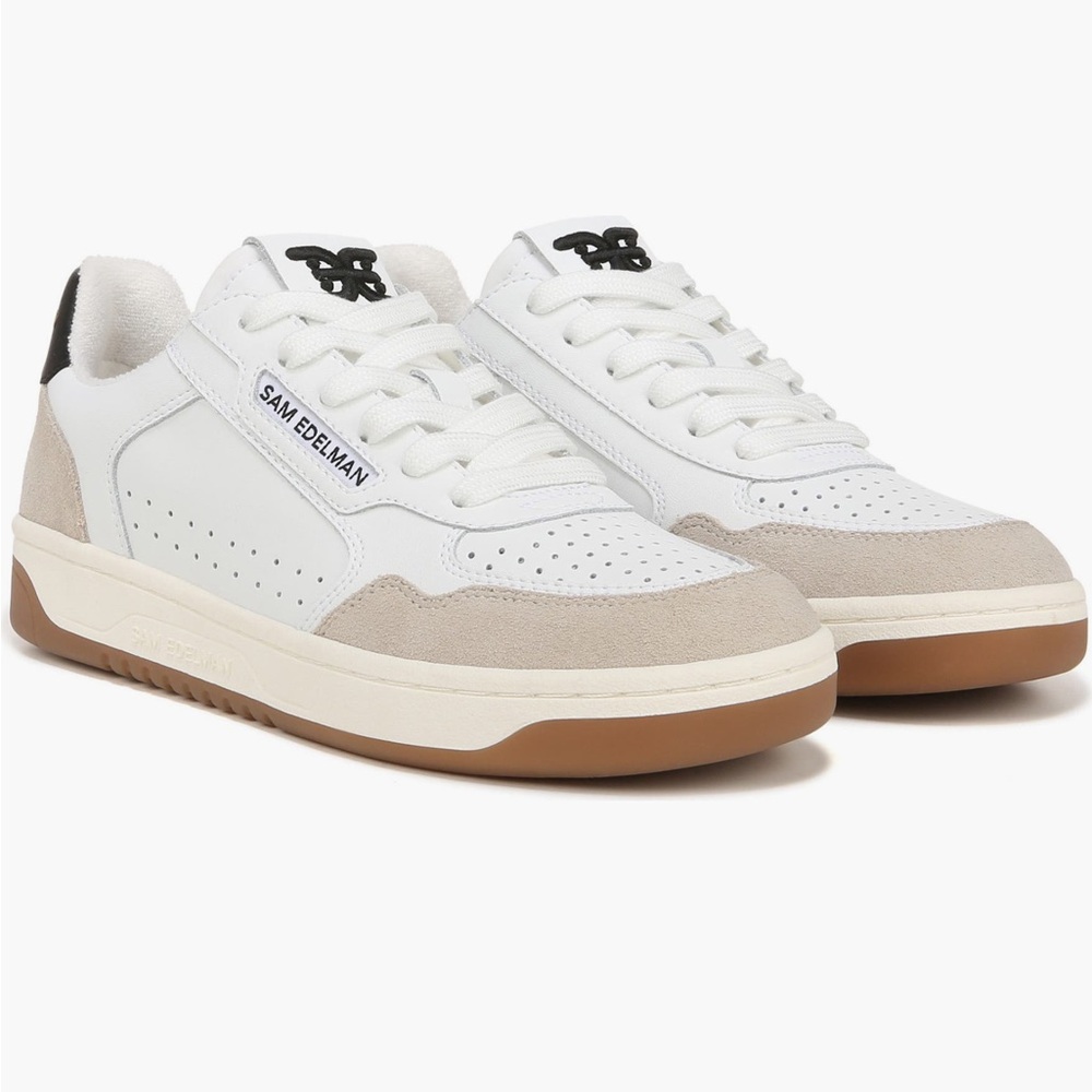 SOLD SOLD Sam Edelman Women’s  White and Tan Sneakers